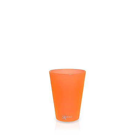 Silipint Shot Glass, 1.5oz, Translucent Tough Tangerine, Tangerine, SLP-21498