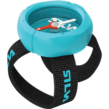 Silva Begin Wrist Compass with Adjustable Wrist Band, Wrist Band Is Small In Size, Adjustable, Designed For A Child'S Hand, North Pointer, Left/Right Grip, Rubber Housing, SV544955
