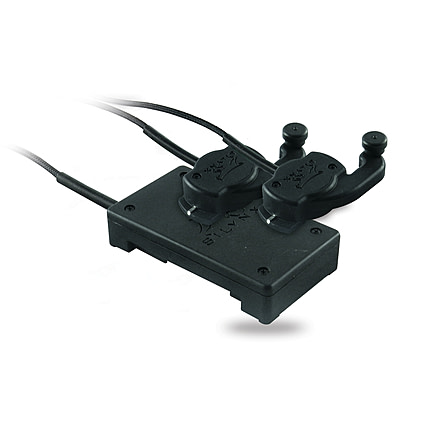 Silynx 1x BA5590 Adaptor for Two MBITR/152 Radios, Black, BATAD5590-003