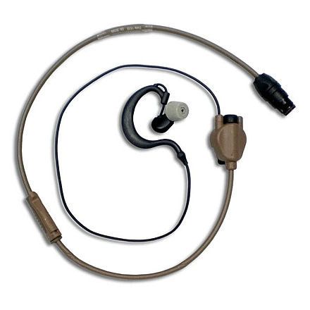 Silynx Clarus Single-Sided In-Ear Headset , for left ear, Tan HS0001-58
