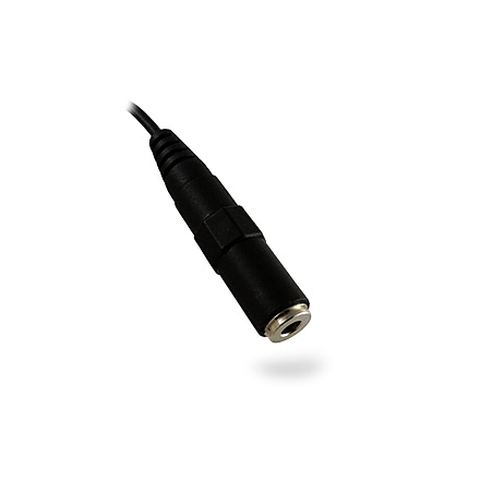 Silynx Low-Vis Civilian Headset Adapter CA0197-00 and Key Fob PTT PT0008-00, Black, LV-K-002-00