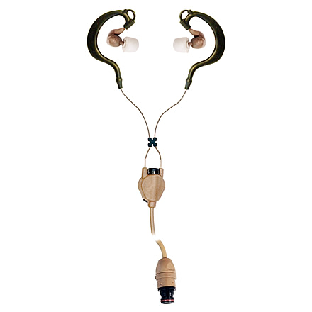 Silynx Lynx Headset, In-Ear Microphone without Micro Boom Mic, Tan, HS0013-DT-00