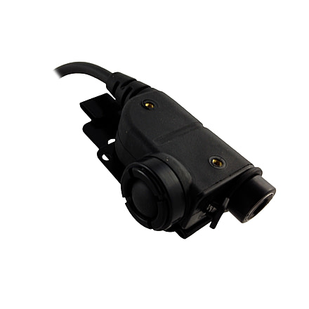 Silynx U94 Chest PTT with Motorola XTS Side Connector, Black, U94PTT-003