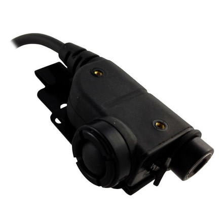 Silynx U94 PTT Headset, w/ Nexus Female to 6 pin connector, Black U94PTT-001