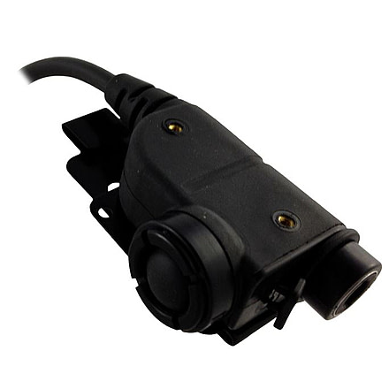 Silynx U94 PTT Headset, w/ Nexus Female to APX connector, Black U94PTT-002