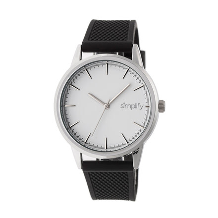 Simplify The 5200 Strap Watches, Silver, One Size, SIM5201