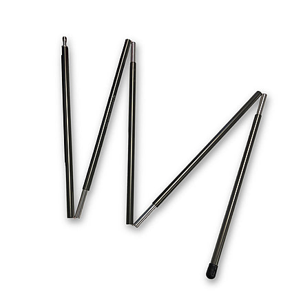 Six Moon Designs 5 Section Pole, 49inch, Aluminum, Black, 125cm, pole-49-aluminum-pole