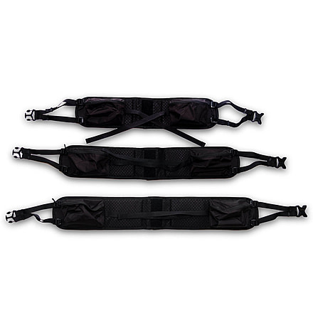 Six Moon Designs Flight Hip Belt, Black, Small, hip-belt