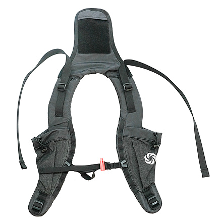 Six Moon Designs Flight S-Curve Shoulder Harness Vest, Gray, Small, s-curve-shoulder-harness