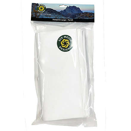 Six Moon Designs Footprint Tyvek, Large, White, 84x48 inch, footprint-large-tyvek
