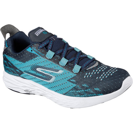 Skechers GoRun 5 Road Running Shoe - Women's-Navy/Teal-Medium-6.5