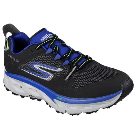 Skechers GoTrail Ultra 4 Trail Running Shoe - Men's-Black/Blue-Medium-8.5