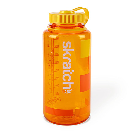 Skratch Labs Nalgene Wide Mouth, 1 liter, Orange, 32 oz, BTL-NAL-ORG-32oz