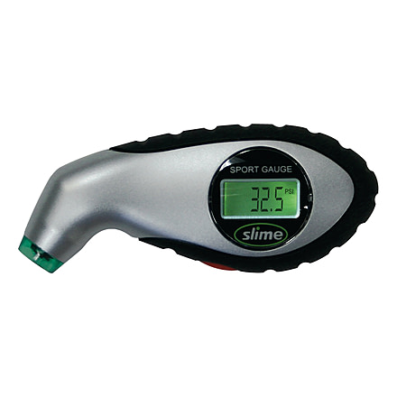 Slime Digital Sport Tire Gauge, 5-150 psi, Black, 20017