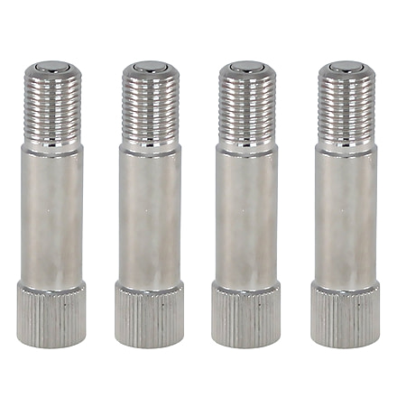 Slime Metal Tire Valve Extenders, Silver, 2045-A