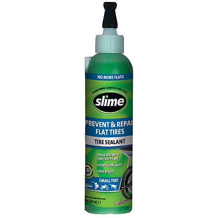 Slime Prevent and Repair Tire Sealant, 8 oz, Green, 10007
