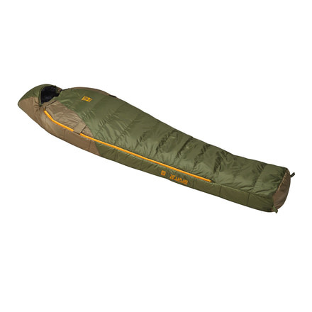 Slumberjack Lapland 20 Deg Reg Hybrid Dual Zipper, Two-tone Green, regular 51732416-DR
