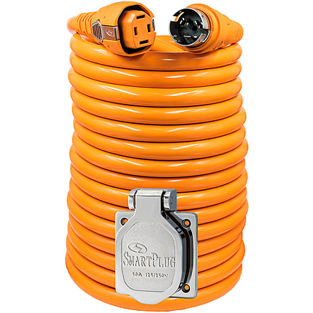 SmartPlug Amp 50' Dual Configuration Cordset w/Tinned Wire &amp; 50 Amp Stainless Steel Inlet 50 68415