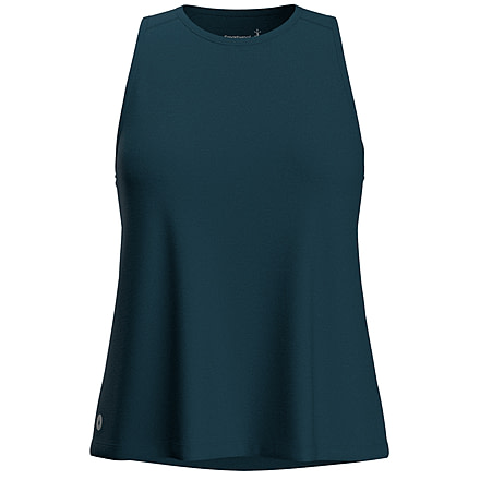 Smartwool Active Ultralite High Neck Tank - Womens, Twilight Blue, Small, SW002373G741S