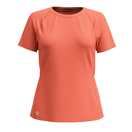 Smartwool Active Ultralite Short Sleeve - Womens, Coral Reef, Medium, SW016587P35100M000