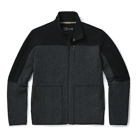Smartwool Anchor Line Sherpa Full Zip Jacket - Mens, Charcoal, Large, SW016317003-L