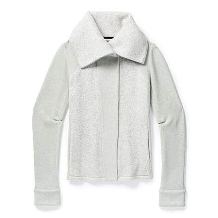 Smartwool Anchor Line Sherpa Jacket - Womens, Ash Heather, Extra Large, SW016401047-XL