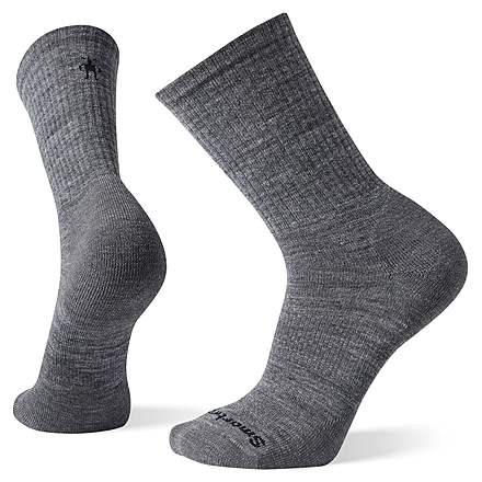 Smartwool Athletic Light Elite Crew Socks, Medium Gray, Medium, SW004099052-M