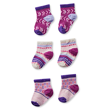 Smartwool Baby Bootie Batch Socks - Kids, Pink Nectar, 6M, SW003908B98-6M