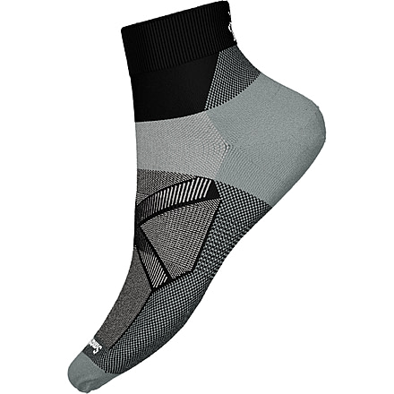Smartwool Bike Zero Cushion Ankle Socks, Black, Extra Large, SW0019890011-001 BLACK-XL