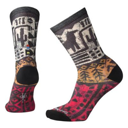 Smartwool Block Print Crew Sock - Women's, Potion Pink, Medium SW003825906-M
