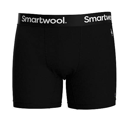 Smartwool Boxer Brief Boxed - Mens, Black, Extra Large, SW0169960011-001 BLACK-XL