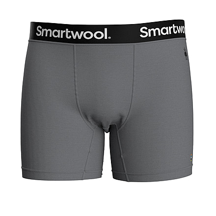 Smartwool Boxer Brief Boxed - Mens, Medium Gray Heather, Medium, SW0169960841-M