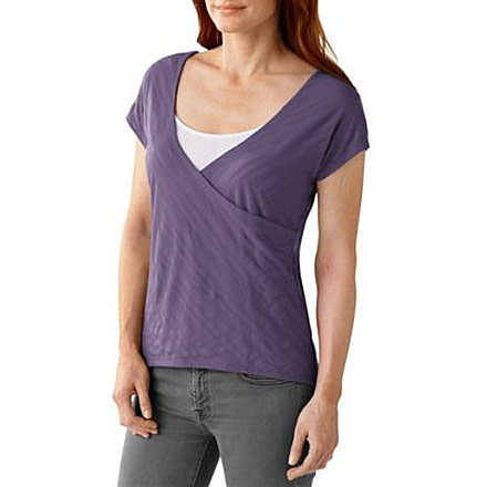 Smartwool Burnout Reversible Tee - Womens, Desert Purple, Extra Small, SW0SF165284XS