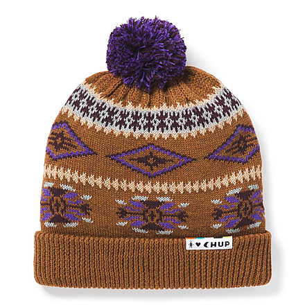 Smartwool CHUP Qoa Pom Beanie, Monument Orange, One Size, SW018074E16-1FM
