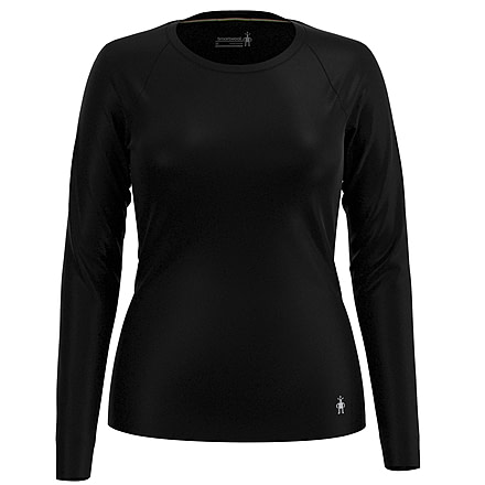 Smartwool Classic All-Season Merino Base Layer Long Sleeve - Womens, Black, Medium, SW0169120011-001 BLACK-M