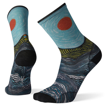 Smartwool Curated Catchin Waves Crew Socks - Mens, Multi Color, Large, SW004025150-L
