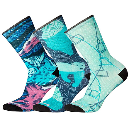 Smartwool Curated Trio 1 Socks - Womens, Multi Color, Medium, SW009995150-M