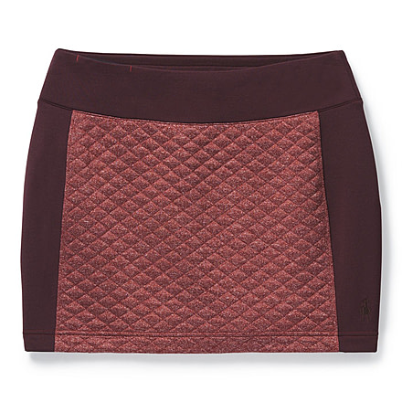 Smartwool Diamond Peak Quilted Skirt - Womens, Woodsmoke Heather, Extra Small, SW000336B85-XS