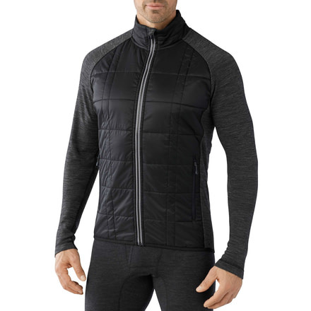 Smartwool Double Propulsion 60 Pullover - Men's-Graphite/Black-X-Large