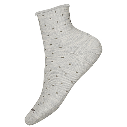 Smartwool Everyday Classic Dot Ankle Socks - Womens, Ash, Small, SW0018400691-069 ASH-S