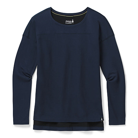 Smartwool Everyday Exploration Boatneck Top - Womens, Deep Navy, Extra Large, SW016343092-XL