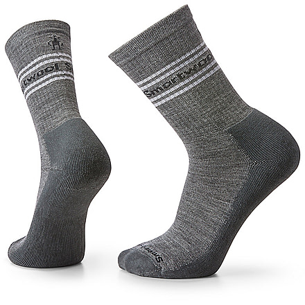 Smartwool Everyday Logo Crew Socks, Medium Gray, Extra Large, SW0018830521-XL
