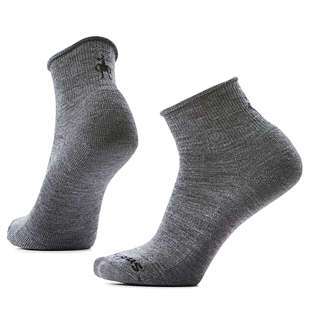 Smartwool Everyday Roll Top Ankle Socks - Womens, Medium Gray, Small, SW002882052100S000