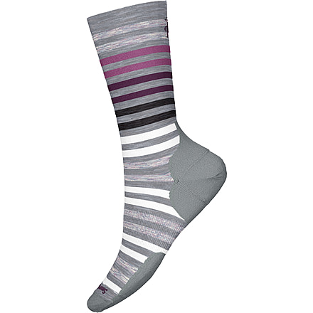 Smartwool Everyday Spruce Street Crew Socks, Light Gray, Extra Large, SW0017360391-XL