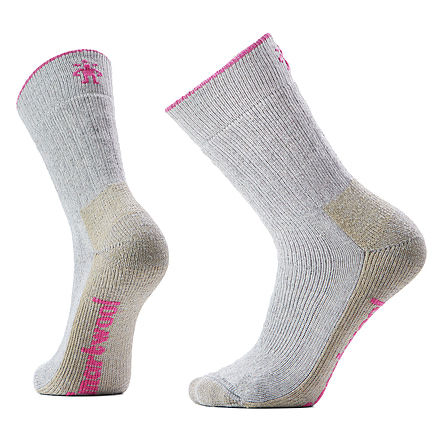 Smartwool Hike Classic Edition Extra Cushion Second Cut Crew Socks, Moonbeam, Medium, SW002940A81100M000