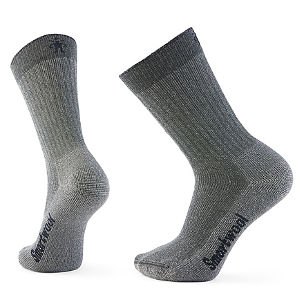 Smartwool Hike Classic Edition Full Cushion 2nd Cut Crew Socks, Medium Gray, Medium, SW002786052100M000