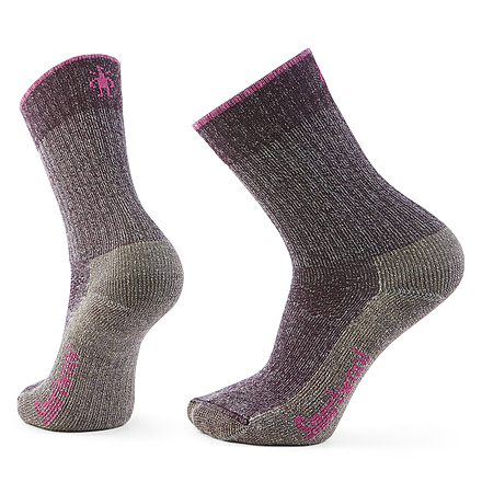 Smartwool Hike Classic Edition Light Cushion Second Cut Crew Socks, Purple Iris, Medium, SW002691L90100M000