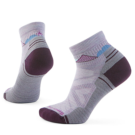 Smartwool Hike Light Cushion Clear Canyon Ankle Socks - Womens, Purple Eclipse, Medium, SW002177H76100M000