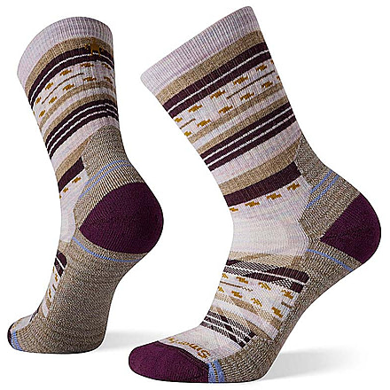 Smartwool Hike Light Cushion Margarita Crew Socks - Womens, Purple Eclipse, Medium, SW001586H761-M