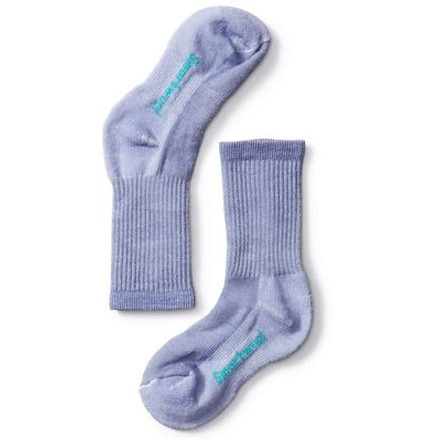 Smartwool Hike Medium Crew Sock - Kids, Lavender, Extra Small SW001211511-XS